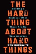 Bìa sách The Hard Thing About Hard Things