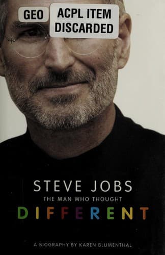 Bìa sách Steve Jobs
