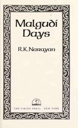 Bìa sách Malgudi days