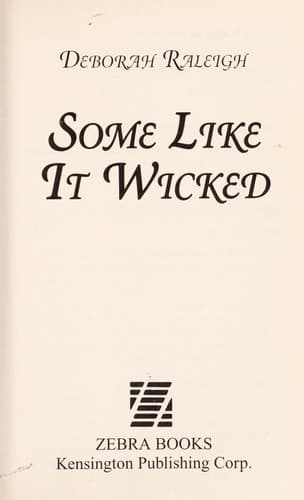 Bìa sách Some Like It Wicked