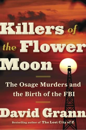 Bìa sách Killers of the Flower Moon