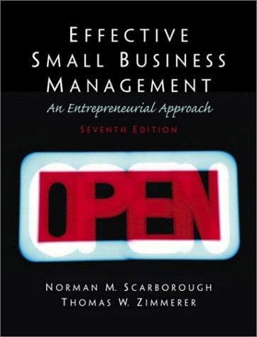 Bìa sách Effective small business management