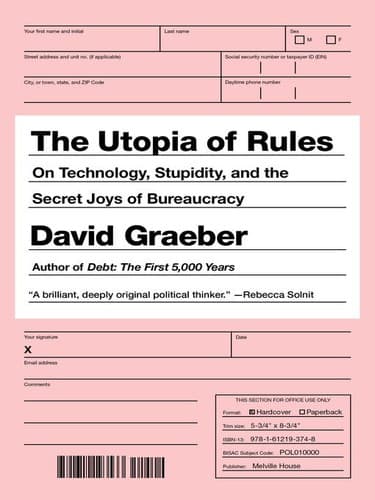 Bìa sách The Utopia of Rules