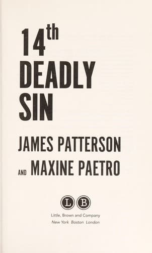 Bìa sách 14th Deadly Sin