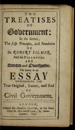 Bìa sách Two Treatises on Government