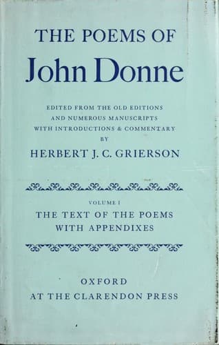 Bìa sách John Donne Poetry