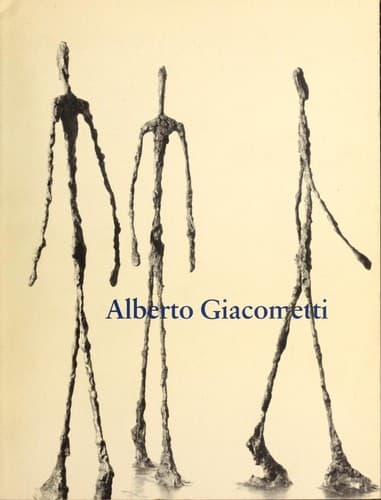 Bìa sách Alberto Giacometti