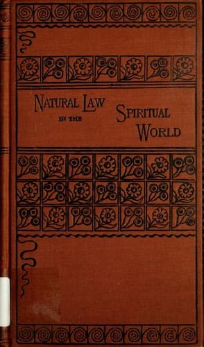 Bìa sách Natural law in the spiritual world