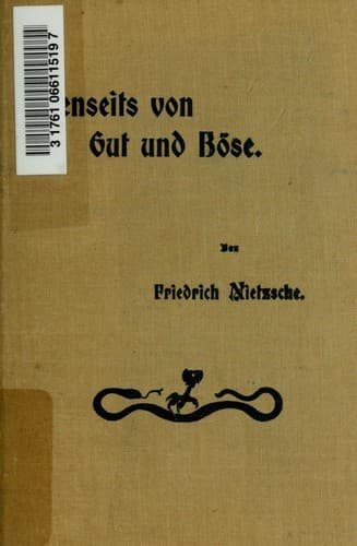 Bìa sách Jenseits von Gut und Böse