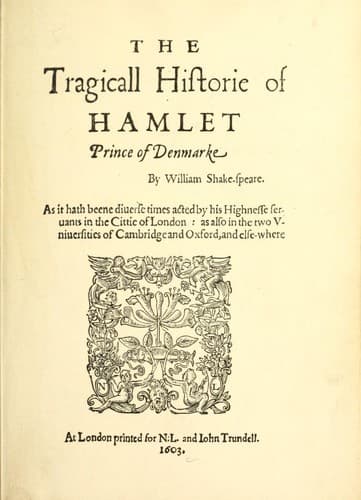 Bìa sách Hamlet