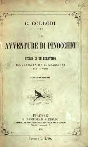 Bìa sách Le avventure di Pinocchio