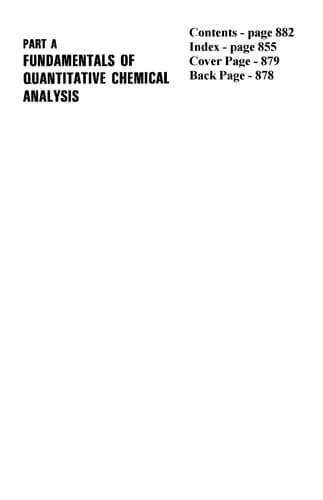 Bìa sách Vogel's textbook of quantitative chemical analysis