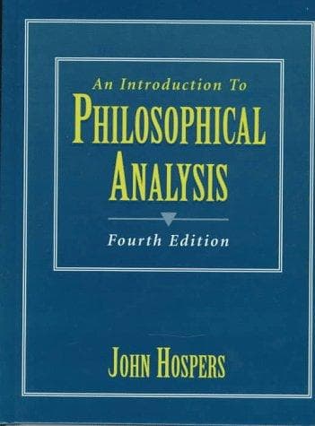 Bìa sách An introduction to philosophical analysis