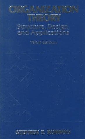 Bìa sách Organization theory