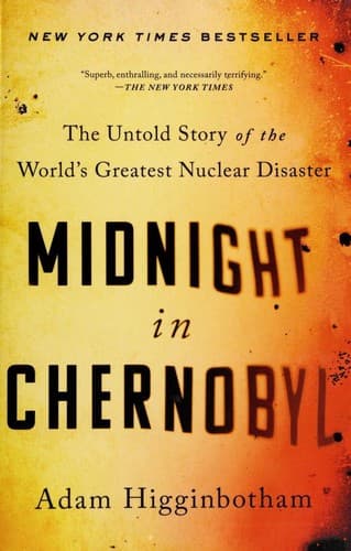 Bìa sách Midnight in Chernobyl