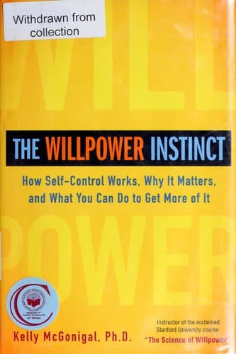 Bìa sách The willpower instinct