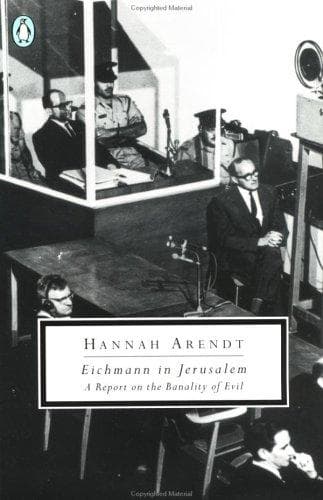 Bìa sách Eichmann in Jerusalem