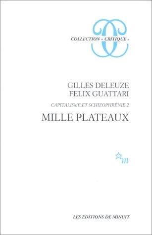 Bìa sách Mille plateaux