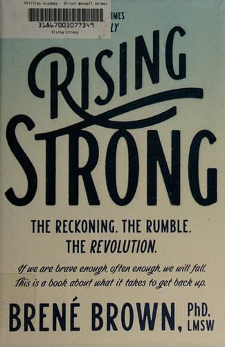 Bìa sách Rising strong