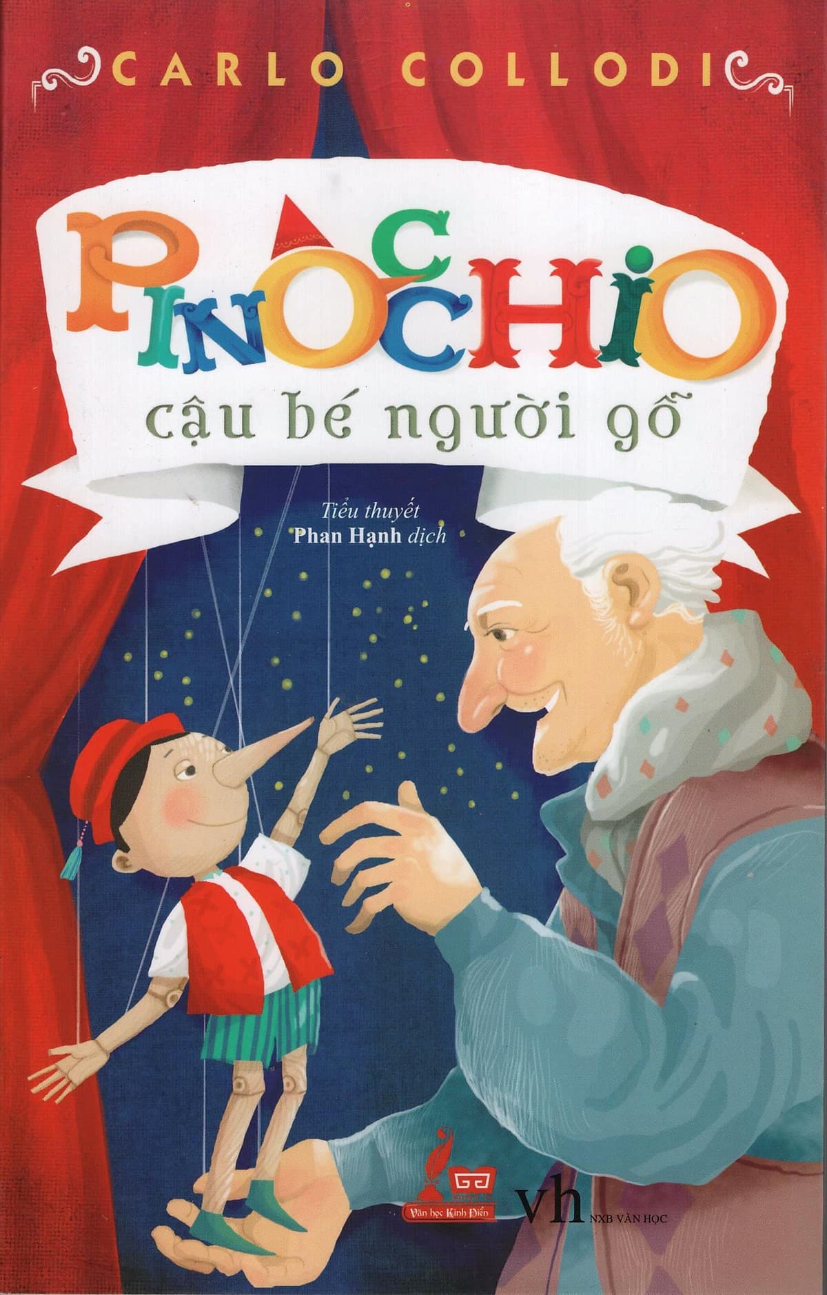 Bìa sách Pinocchio Cậu Bé Người Gỗ