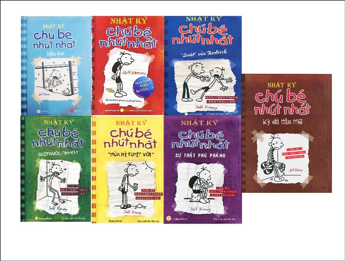 Bìa sách Nhật Ký Chú Bé Nhút Nhát (Trọn Bộ 7 Tập)