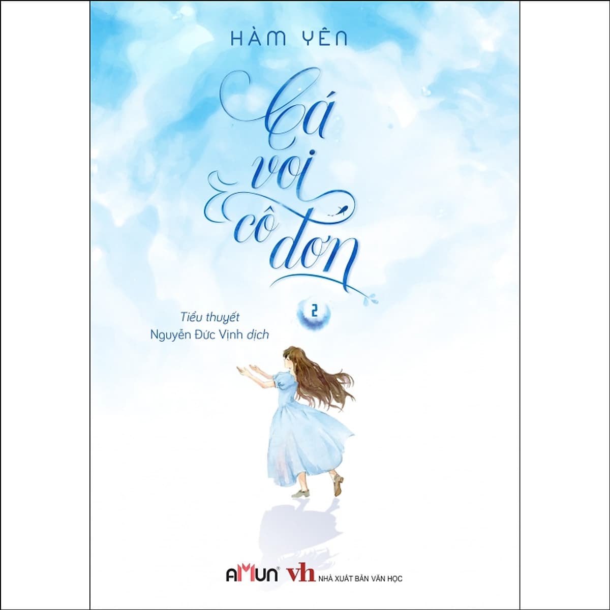 Bìa sách Cá Voi Cô Đơn - Hàm Yên - Combo 3 tập bản đặc biệt kèm quà tặng