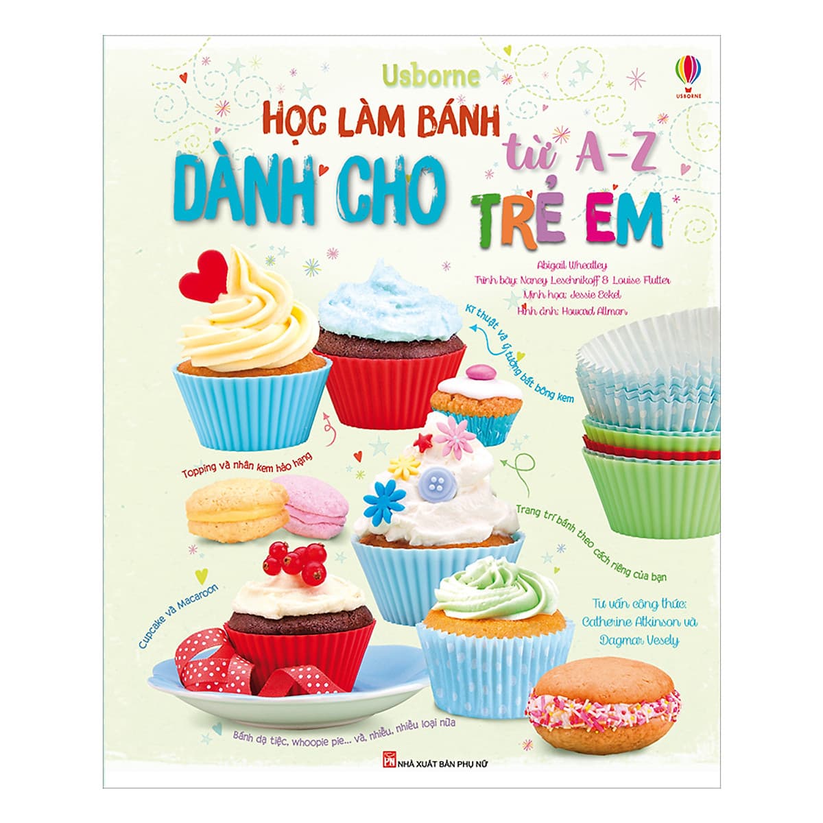 Bìa sách Học Làm Bánh Từ A-Z Dành Cho Trẻ Em