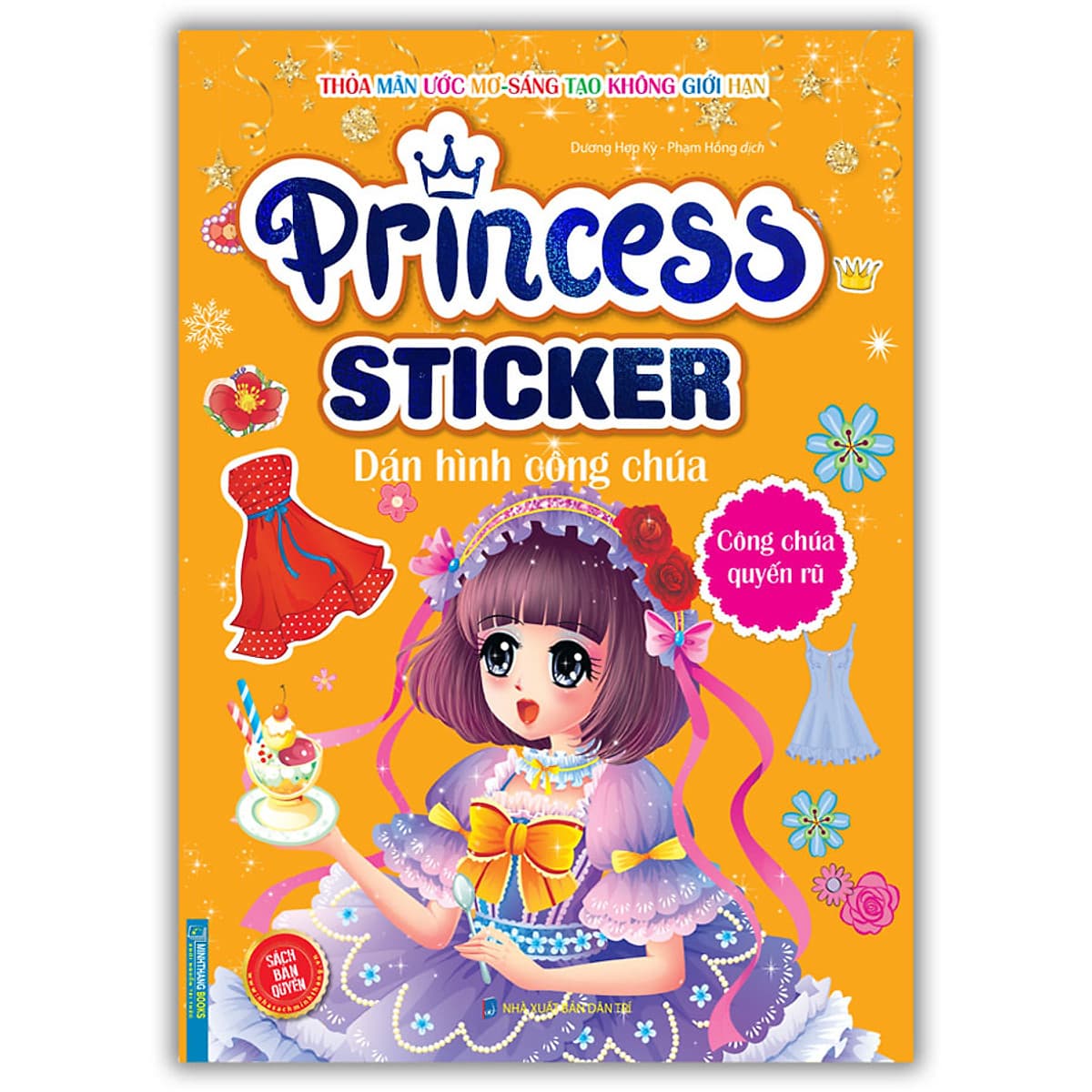 Bìa sách Princess Sticker - Dán Hình Công Chúa - Công Chúa Quyến Rũ