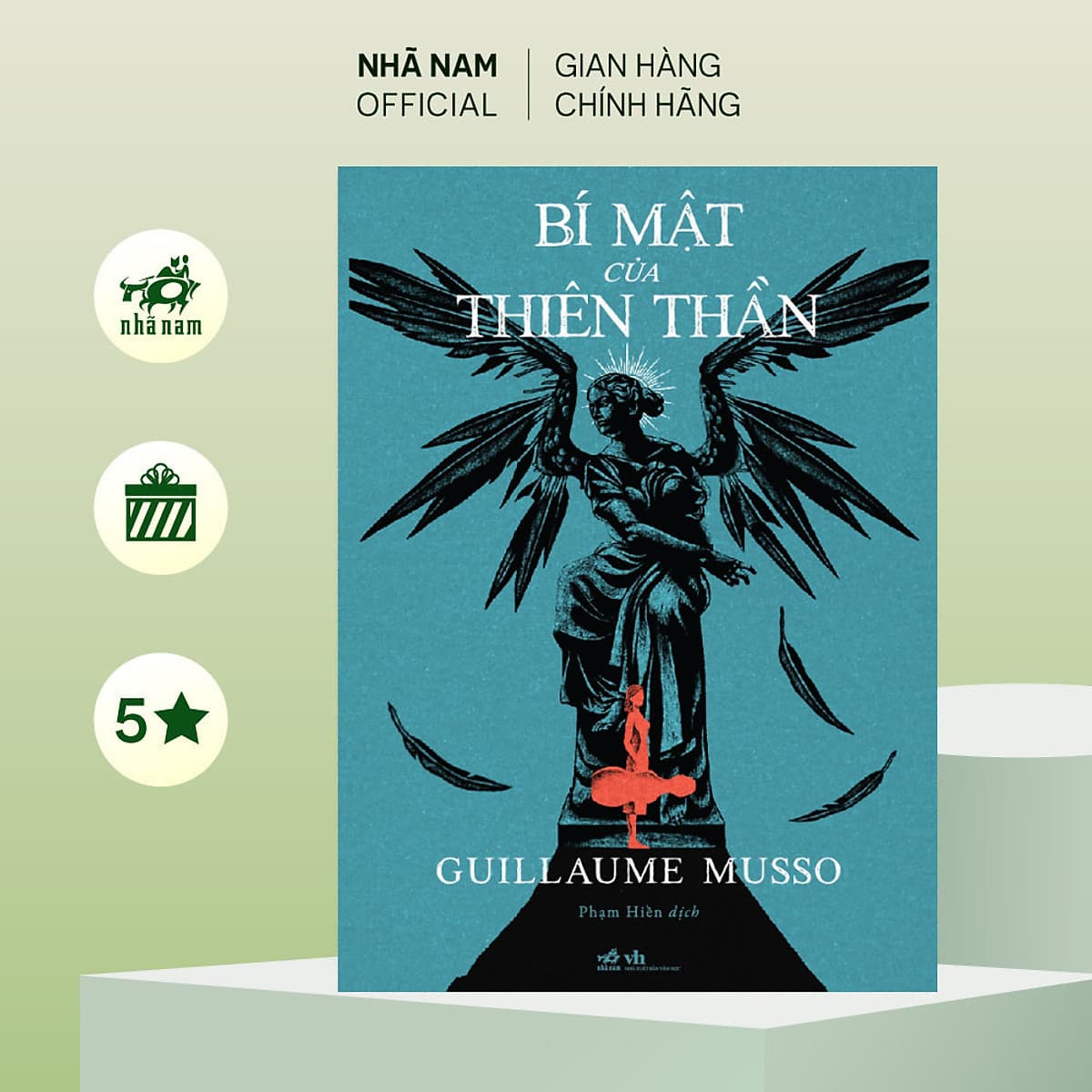 Bìa sách Bí mật của thiên thần (Guillaume Musso) (Nhã Nam Official)