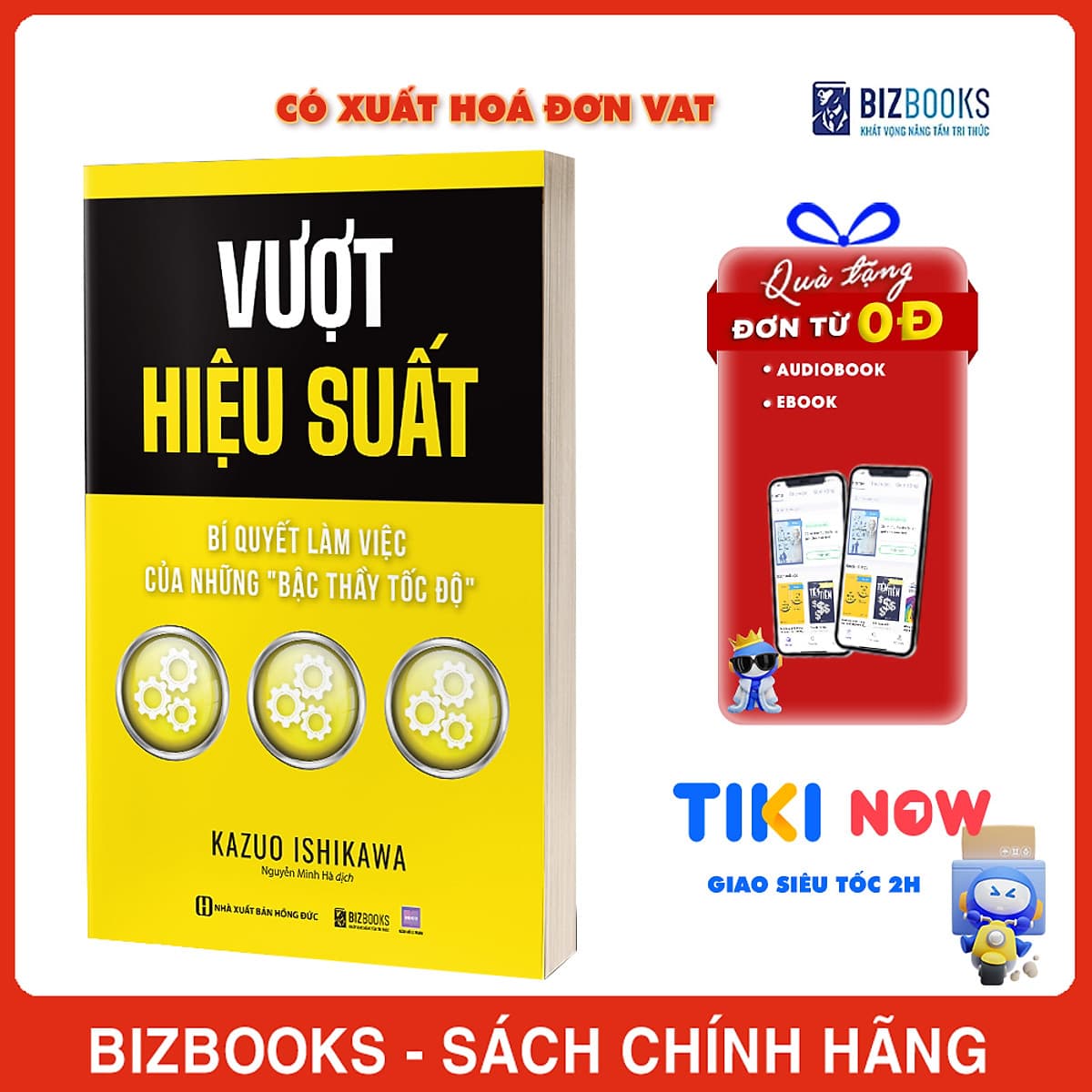 Bìa sách Vượt hiệu suất: Bí quyết làm việc của những bậc thầy tốc độ