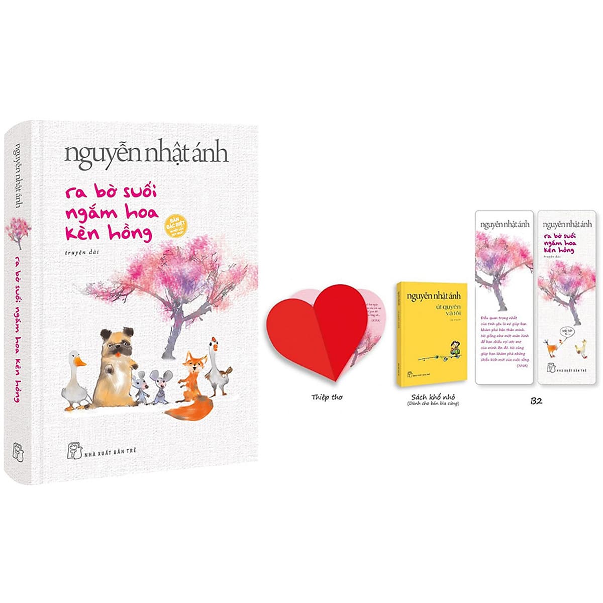 Bìa sách Ra Bờ Suối Ngắm Hoa Kèn Hồng (Truyện Dài-Nguyễn Nhật Ánh)- Bìa Cứng (Màu Trắng)