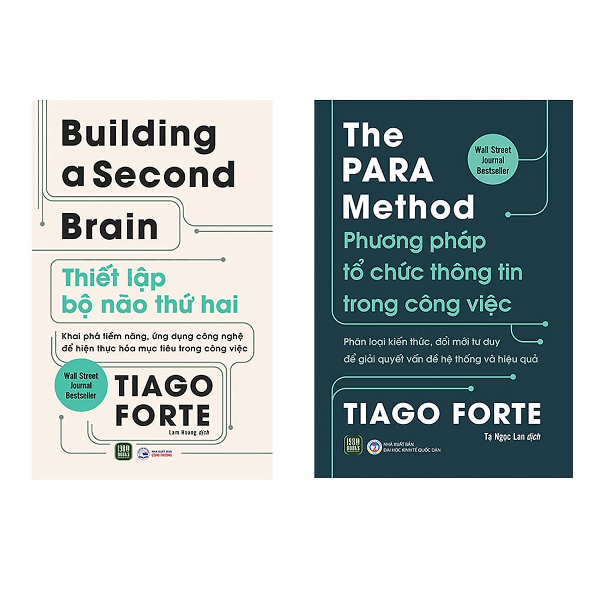 Bìa sách Combo 2 Cuốn Building A Second Brain - Thiết Lập Bộ Não Thứ 2 & The PARA Method - Phương Pháp Tổ Chức Thông Tin Trong Công Việc