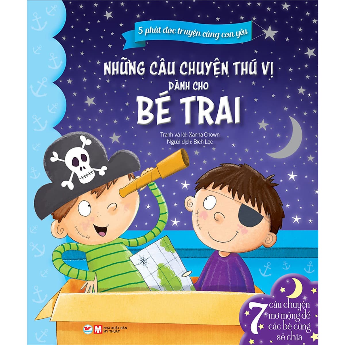 Bìa sách 5 Phút Đọc Truyện Cùng Con Yêu - Những Câu Chuyện Thú Vị Dành Cho Bé Trai- 7 Câu Chuyện Mộng Mơ Để Cùng Bé Sẻ Chia