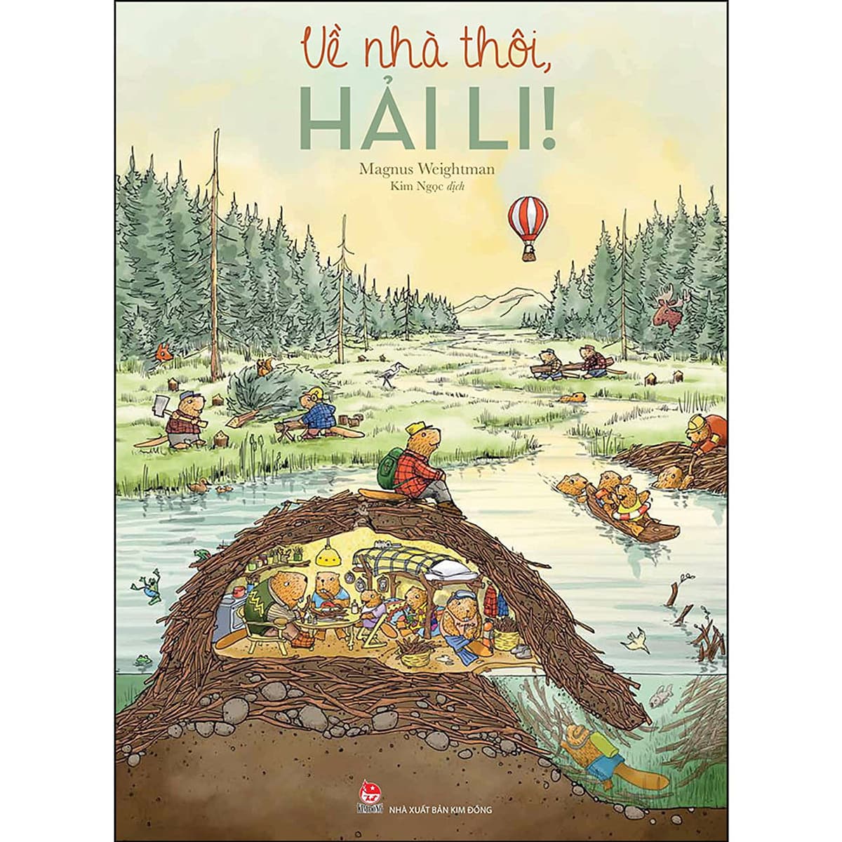 Bìa sách Về Nhà Thôi, Hải Li!