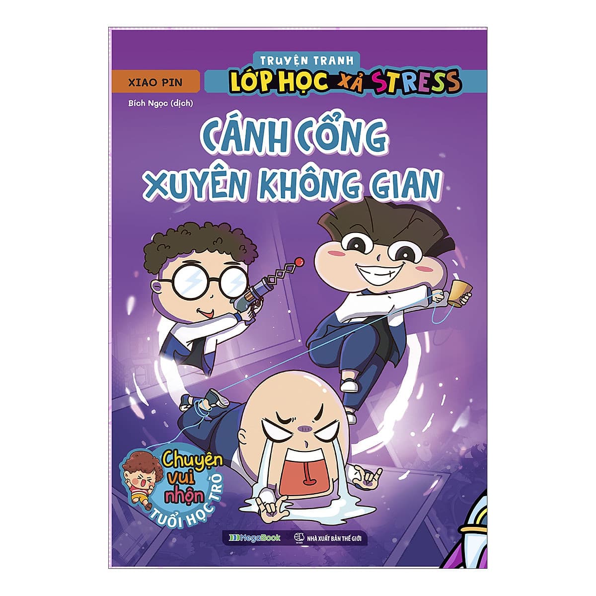 Bìa sách Truyện tranh lớp học xả stress - Cánh cổng xuyên không gian