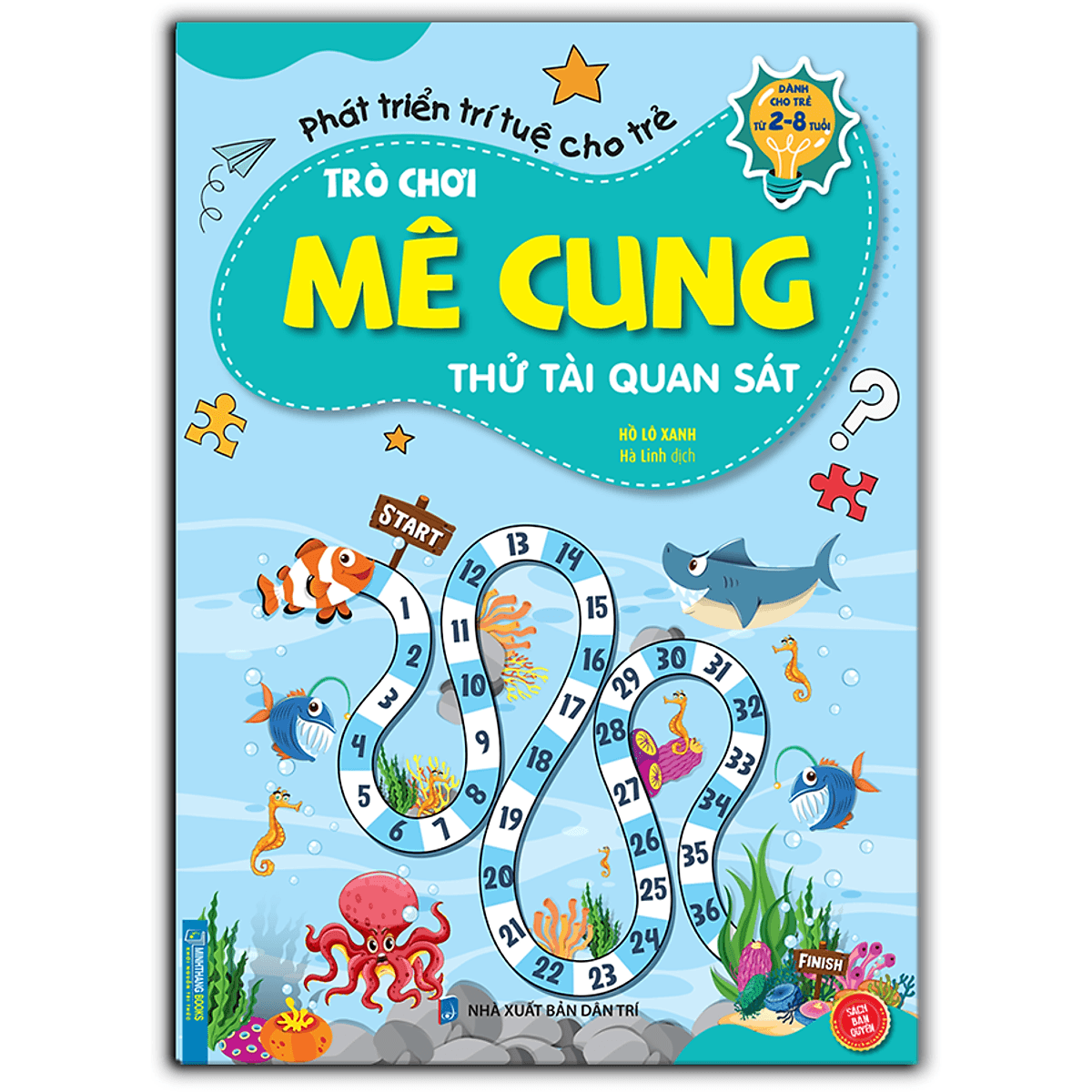 Bìa sách Trò Chơi Mê Cung - Thử Tài Quan Sát (Sách Bản Quyền) (2-8 Tuổi)