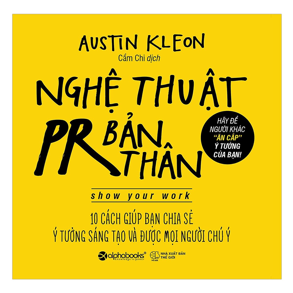 Bìa sách Nghệ Thuật PR Bản Thân