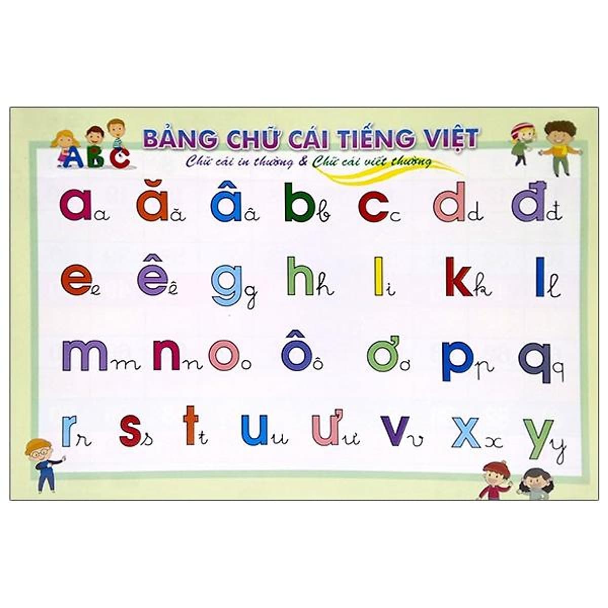 Bìa sách Bảng Chữ Cái Và Số