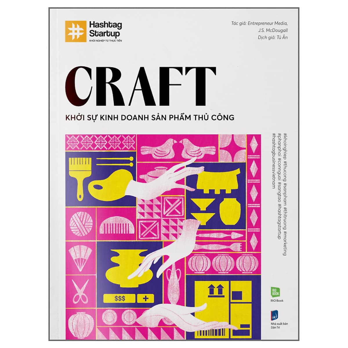 Bìa sách HASHTAG NO.6 CRAFT - Khởi Sự Kinh Doanh Sản Phẩm Thủ Công