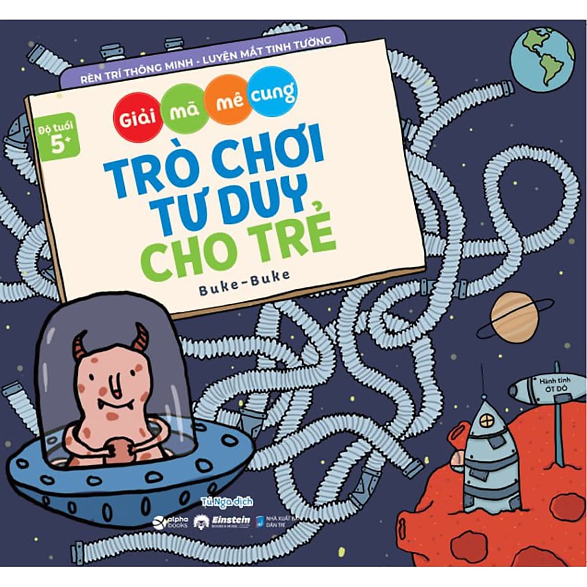 Bìa sách Bộ Trò Chơi Tư Duy Cho Trẻ: Giải Mã Mê Cung