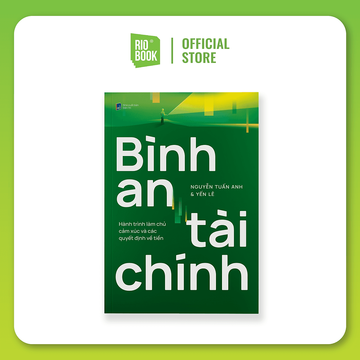 Bìa sách RIO Book - Bình An Tài Chính - Hành trình làm chủ cảm xúc và các quyết định về tiền