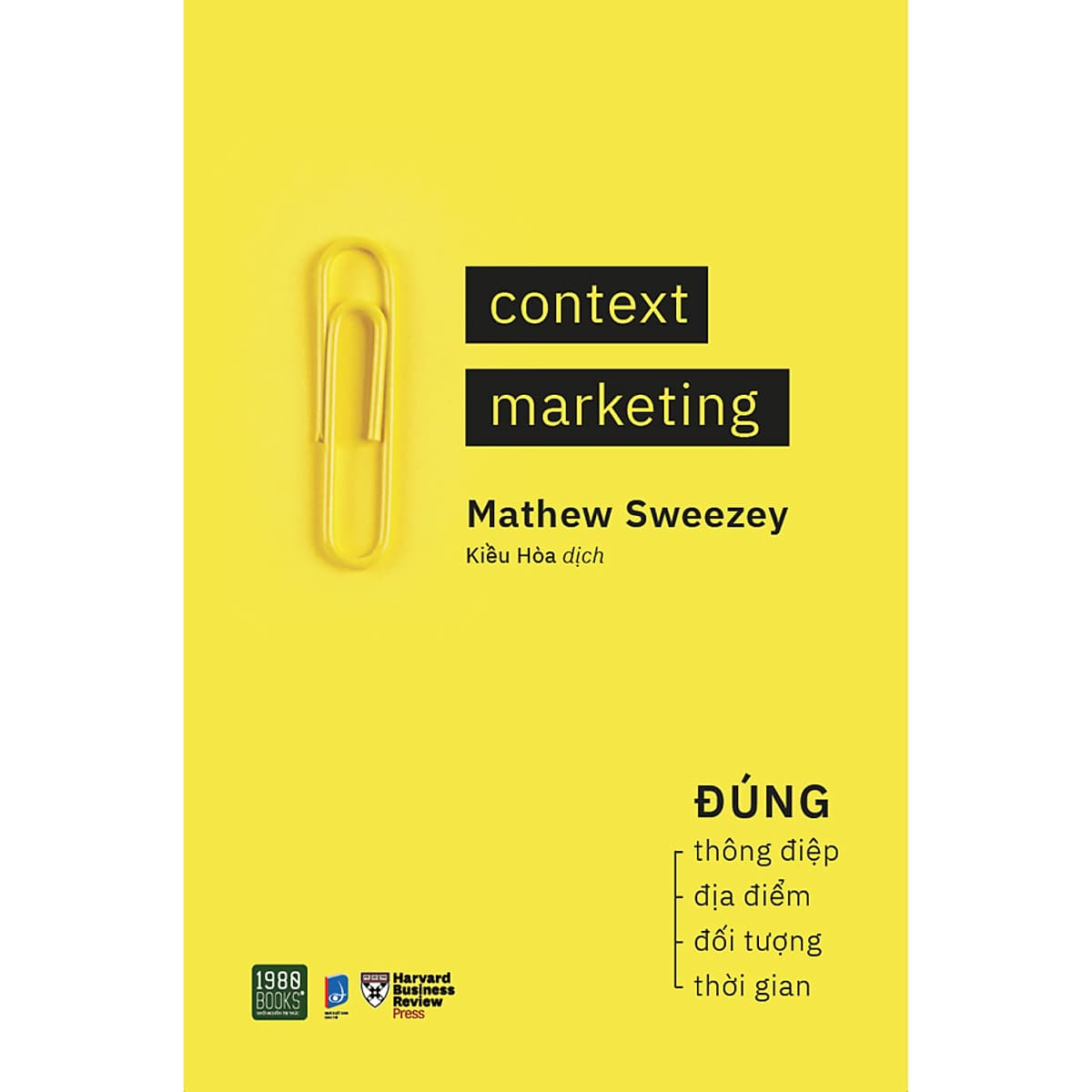 Bìa sách Context Marketing