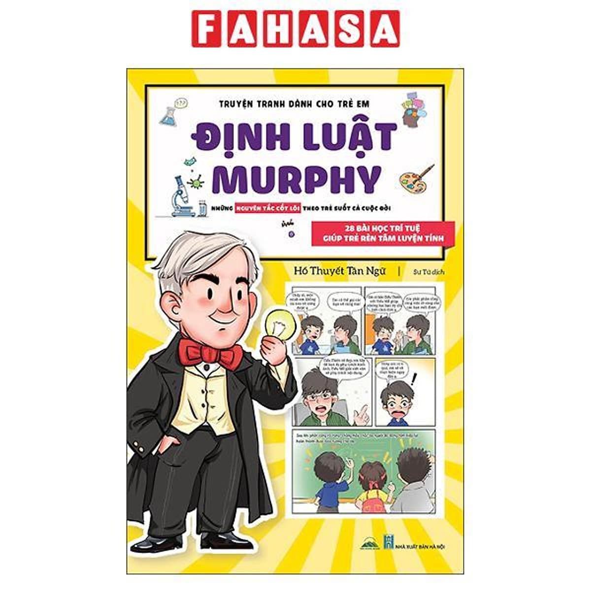 Bìa sách Truyện Tranh Dành Cho Trẻ Em - Định Luật Murphy