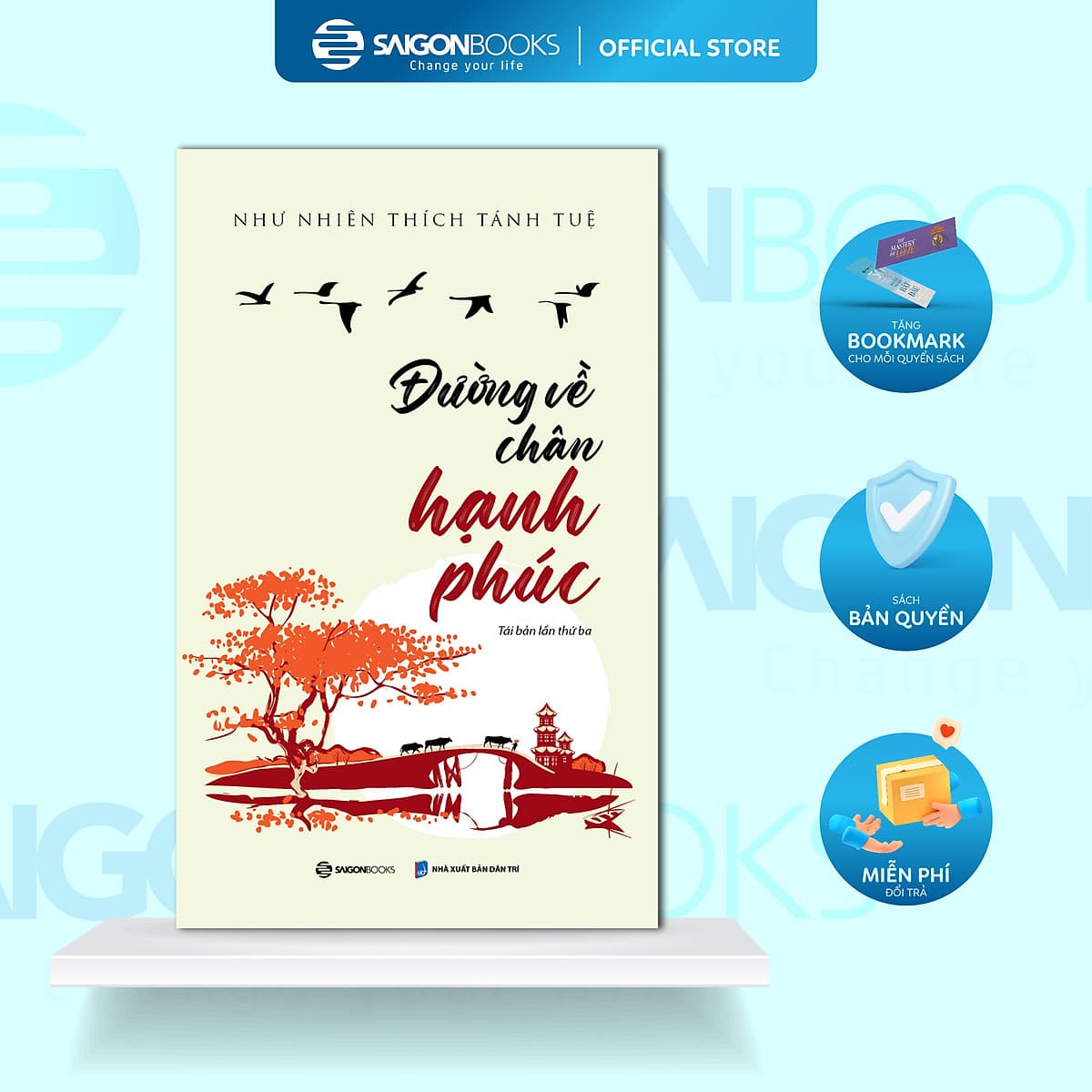 Bìa sách Đường Về Chân Hạnh Phúc