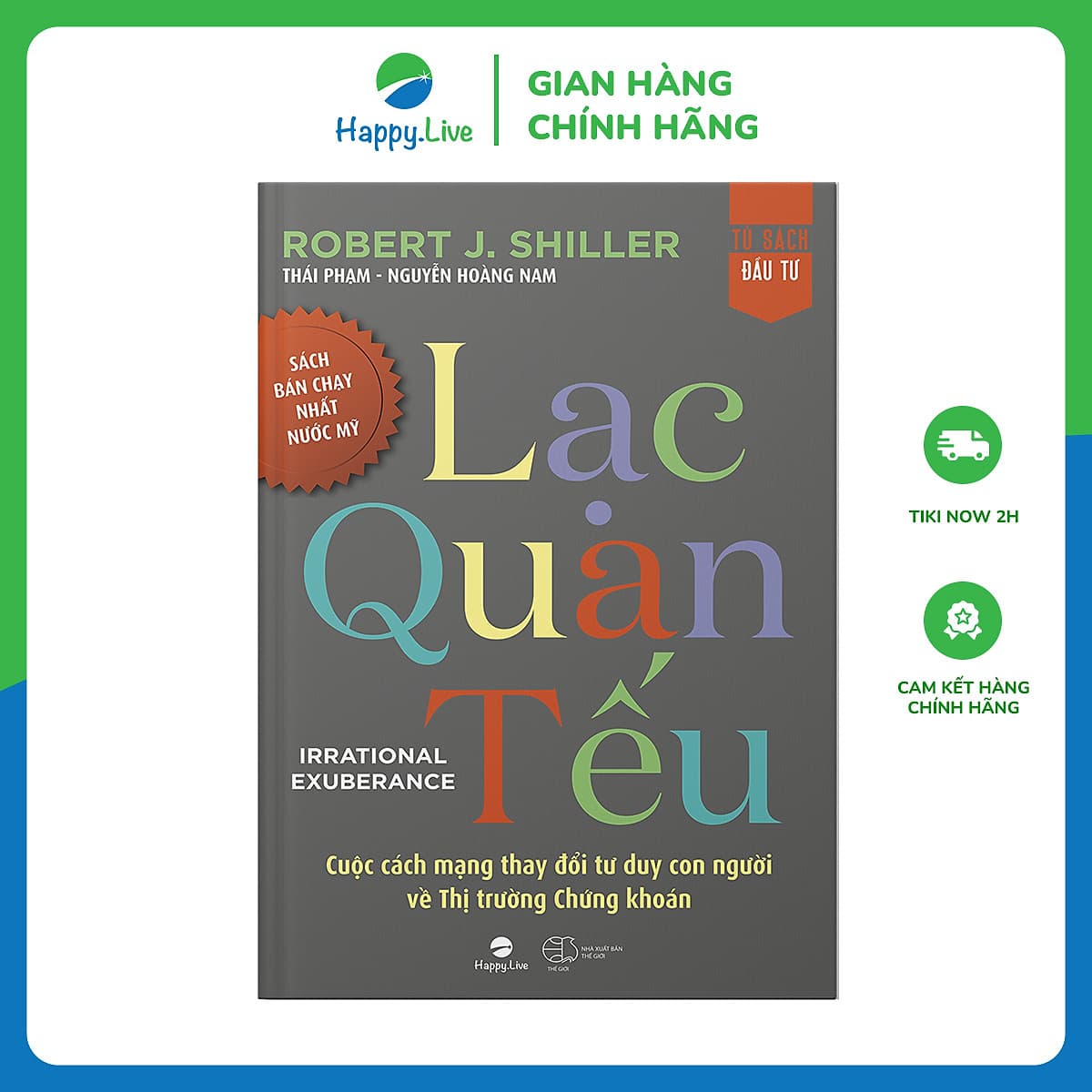Bìa sách Lạc Quan Tếu – Irrational Exuberance