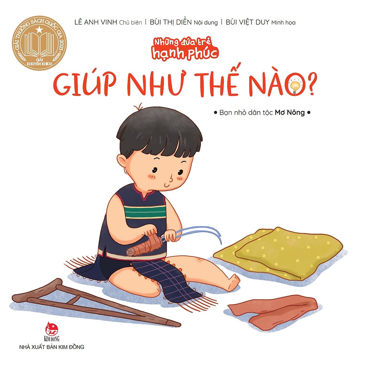 Bìa sách Những Đứa Trẻ Hạnh Phúc - Páo Đi Chợ Phiên - Bạn Nhỏ Dân Tộc Mông