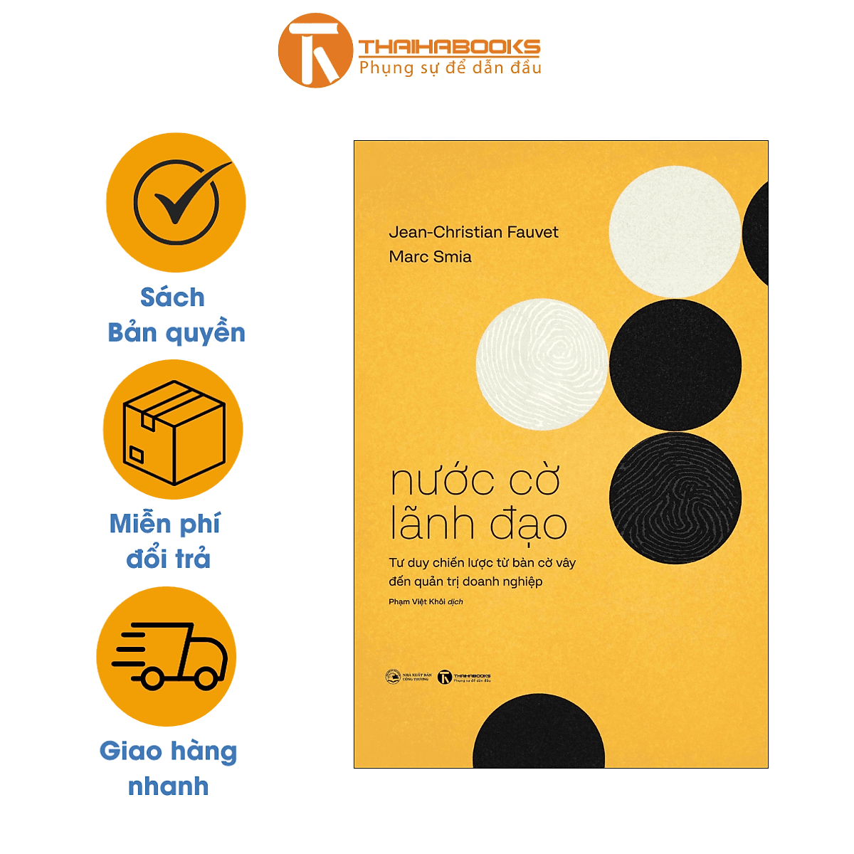 Bìa sách Nước cờ lãnh đạo: Tư duy chiến lược từ bàn cờ vây đến quản trị doanh nghiệp