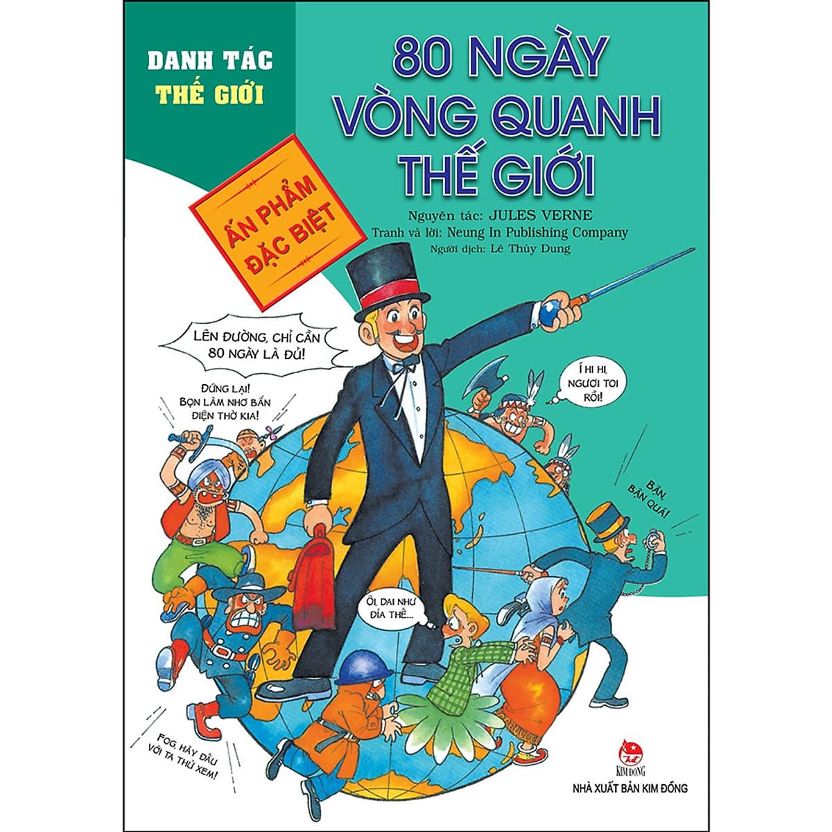 Bìa sách Danh Tác Thế Giới - 80 Ngày Vòng Quanh Thế Giới