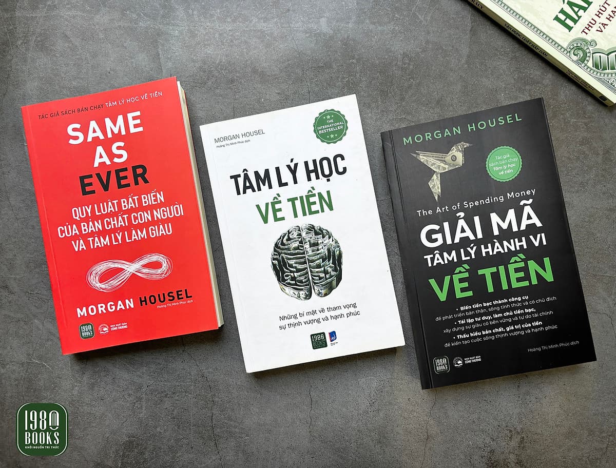 Bìa sách Combo 3 cuốn: Tâm Lý Học Về Tiền + Giải Mã Tâm Lý Hành Vi Về Tiền + Same As Ever