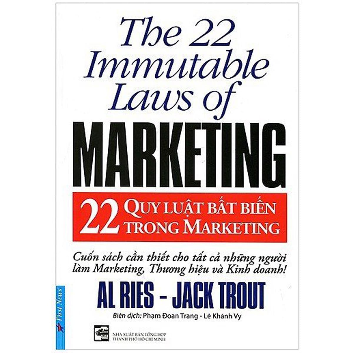 Bìa sách 22 Quy Luật Bất Biến Trong Marketing